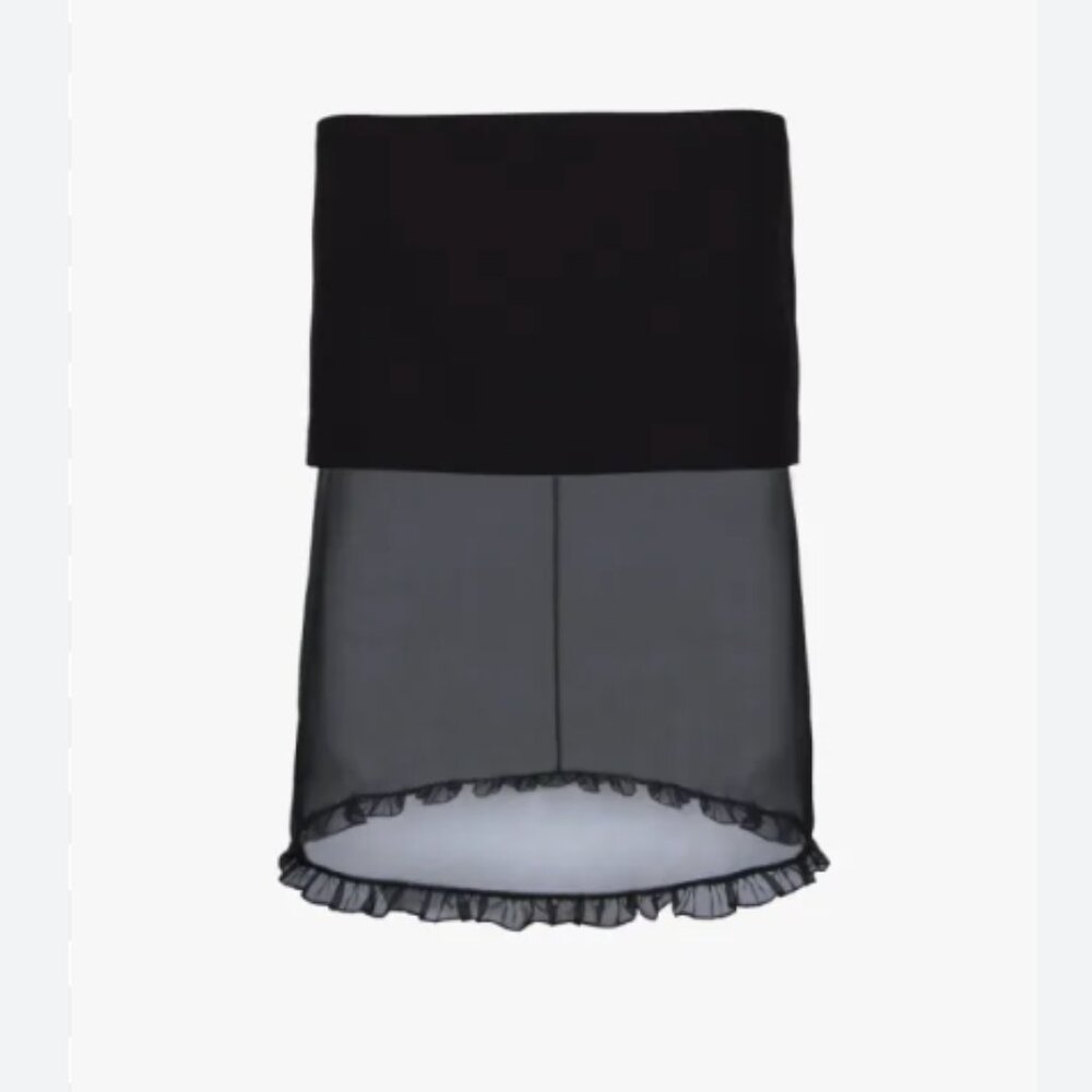 Sandy Liang SERIN SKIRT (Black, size 6) - Picture 8 of 8